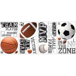 Studio Designs All Star Sports Saying Wall Decal
