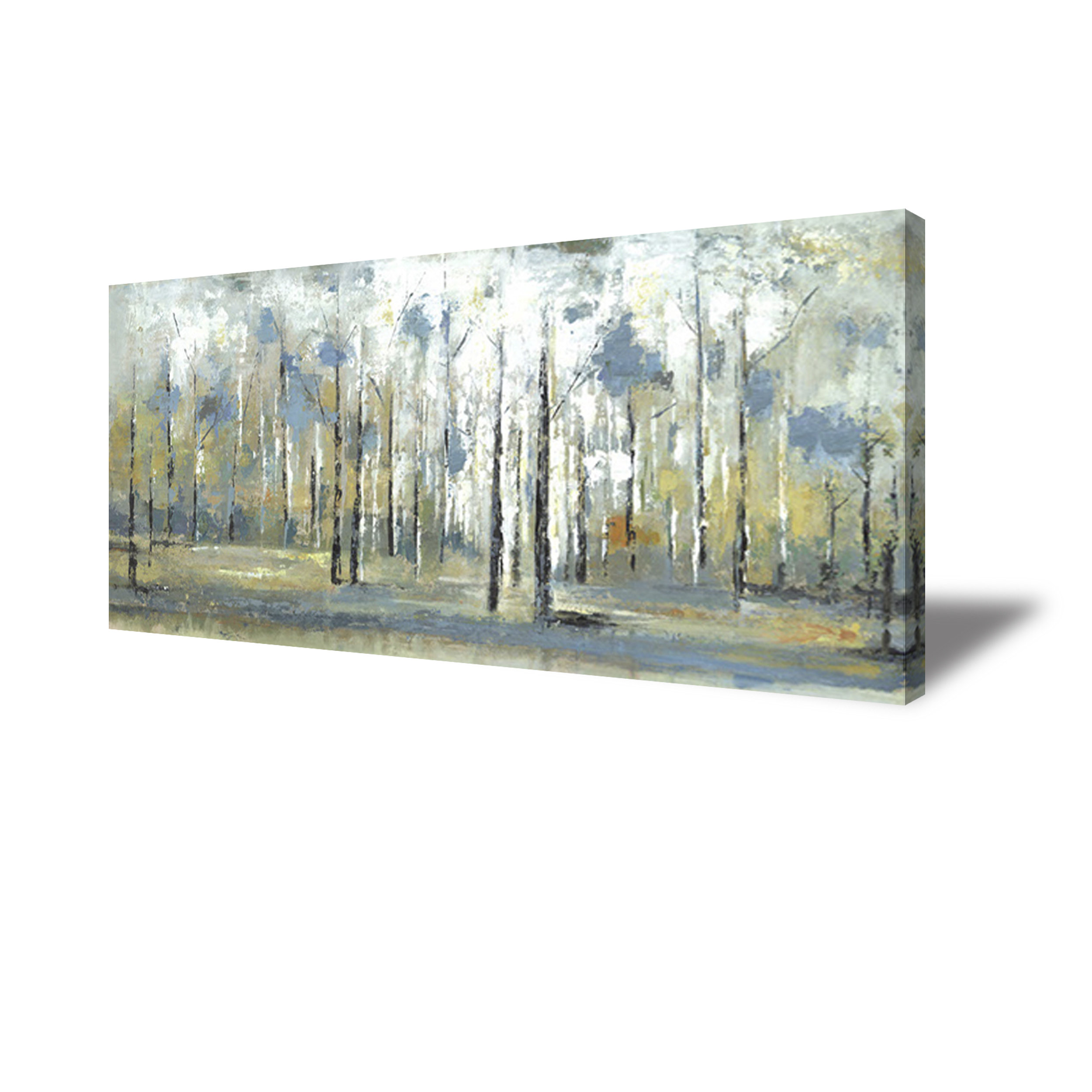 Photo Painting Digital Winter Tree Branches Unframed Wall Art Poster