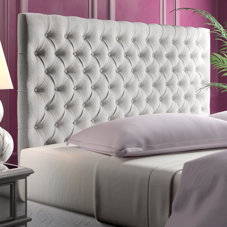 House of Hampton® Dannett Queen Upholstered Panel Headboard & Reviews ...