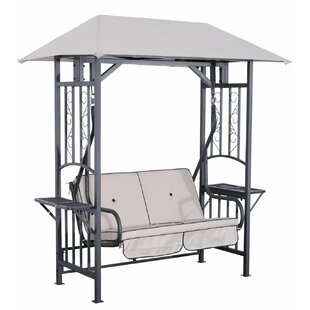 2 Seater Garden Swing Seat With Stand By Freeport Park