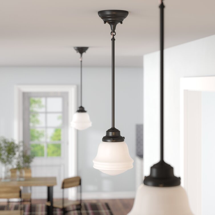 schoolhouse pendant light replacement globe