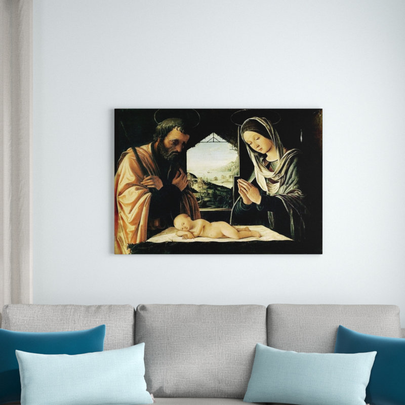East Urban Home The Nativity C 1490 By Lorenzo Costa Framed Art
