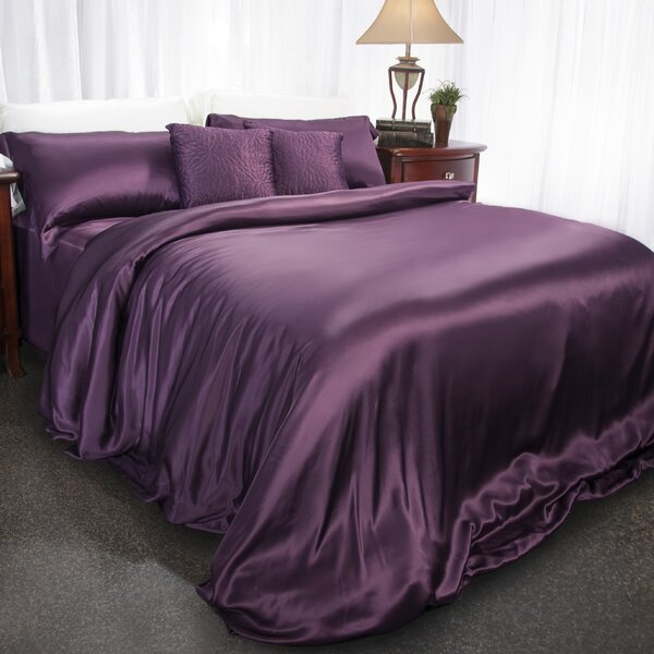 Barska Aus Vio Mulberry Silk Duvet Cover Wayfair