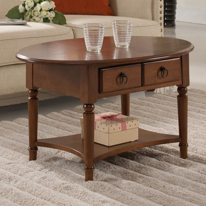 Charlton Home Husted Solid Wood Coffee Table With Storage
