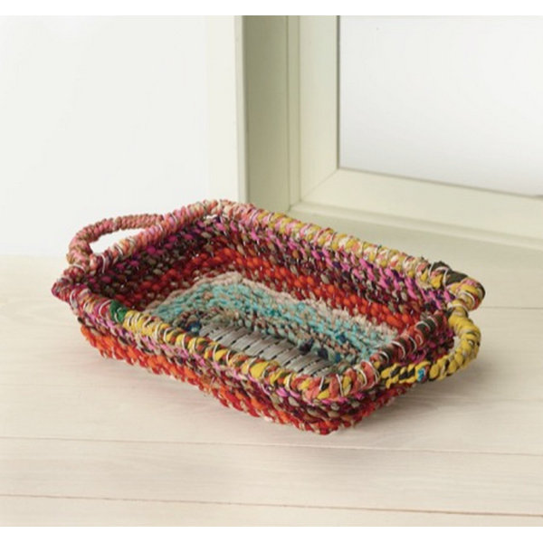 colorful storage baskets