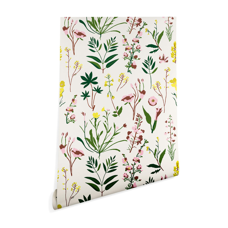 Holli Zollinger Wildflower Study Light Peel And Stick Wallpaper