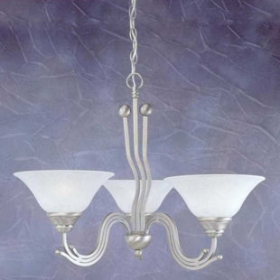 Go to store & view more images Galewood 3-Light Shaded Chandelier by Red Barrel Studio