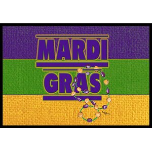 Mardi Gras Doormat