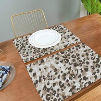 Eono Place Mats Set of 6 Brand Ecological PVC Kitchen Ideal for the Kitchen Table Non-Slip and Washable