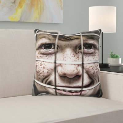 Hockey Throw Pillow East Urban Home