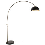 arc black table lamp