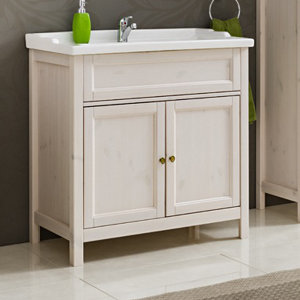 Belfry Bathroom 78 cm Waschbeckenunterschrank Ro..