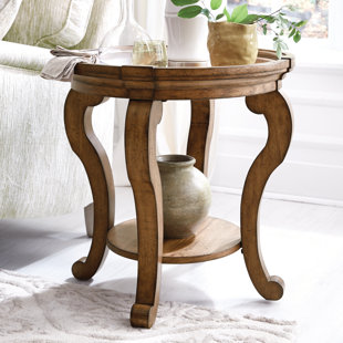 Porter Circular Top End Table by Canora Grey