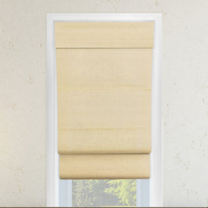 Cordless Double Layered Roman Shade