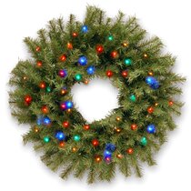 Wayfair | Prelit Wreaths You'll Love In 2022