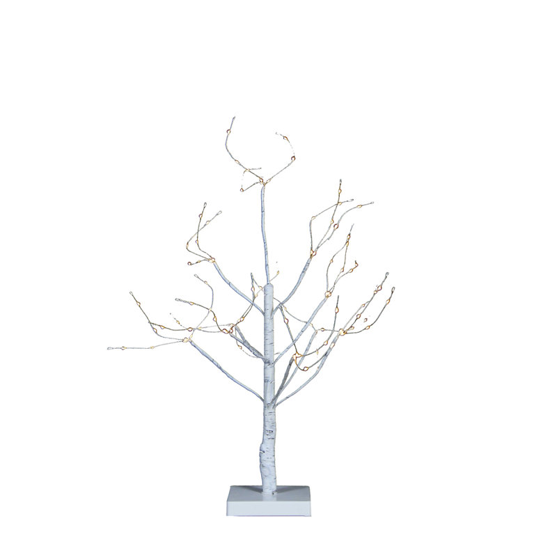 Kurt Adler 24 White Bark Artificial 90 Lighted Trees And Branches