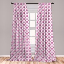 Mk Collection 2 Panel Curtain with Grommet Teens//girls Owl Fox Animals Purple New