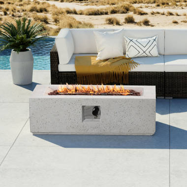 caelan outdoor mgo concrete propane gas fire pit table