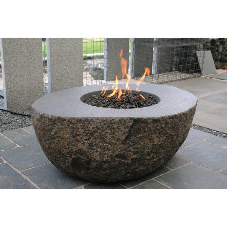 GASPRO 10lb Fire Pit Lava Rocks All-Natural 3 Inch to 5 Inch Thick for Propane or Natural Gas Fire Pit or Fireplace 