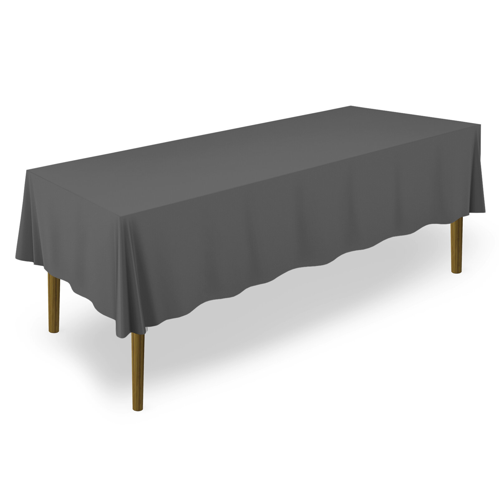 30 packs 126x60 inch Seamless Rectanglar Polyester Tablecloth Banquet 3 COLORS 