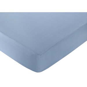 Nautical Nights Solid Fitted Crib Sheet