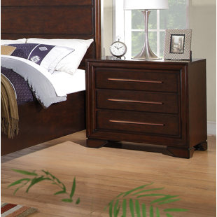 Go to store & view more images Catania 3 Drawer Nightstand by Fairfax Home Collections