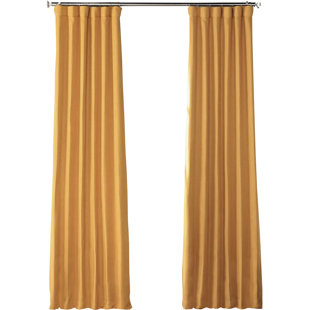 Modern Yellow Gold Curtains Drapes Allmodern