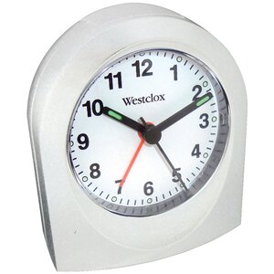 Contemporary Bedside Analog Alarm Clock