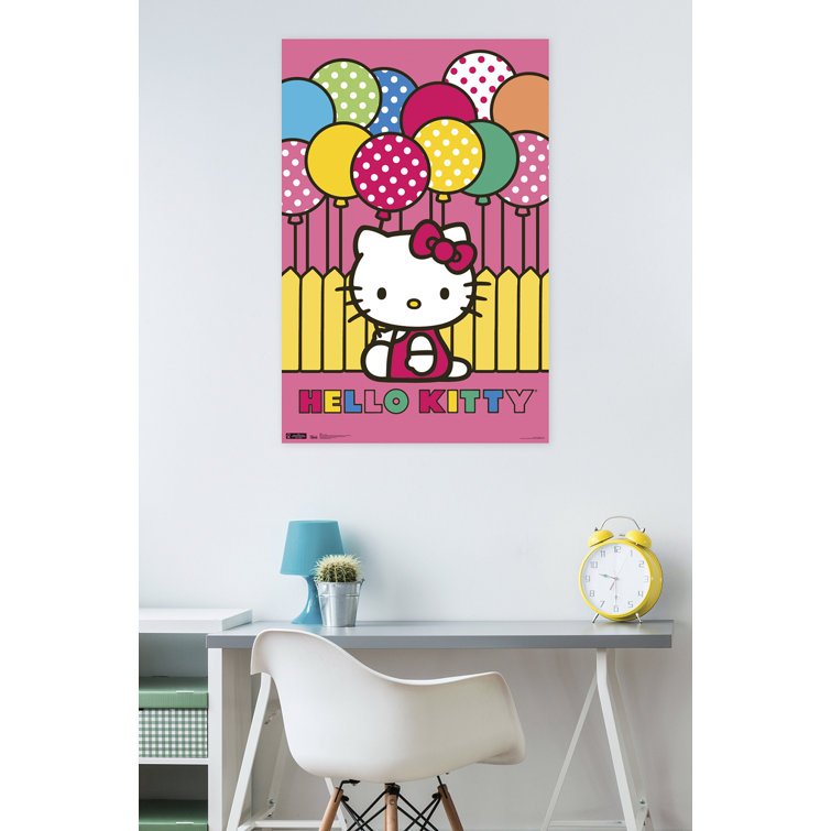 trends international hello kitty mimmy paper print wayfair