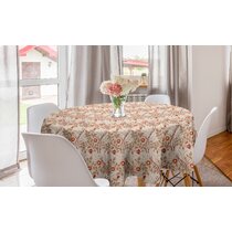 Old Fashioned Style Abstract Leafy Branches with Dots Retro Antique Style Khaki Pale Brown Dining Room Kitchen Rectangular Runner Ambesonne Leaves Table Runner 16 X 120