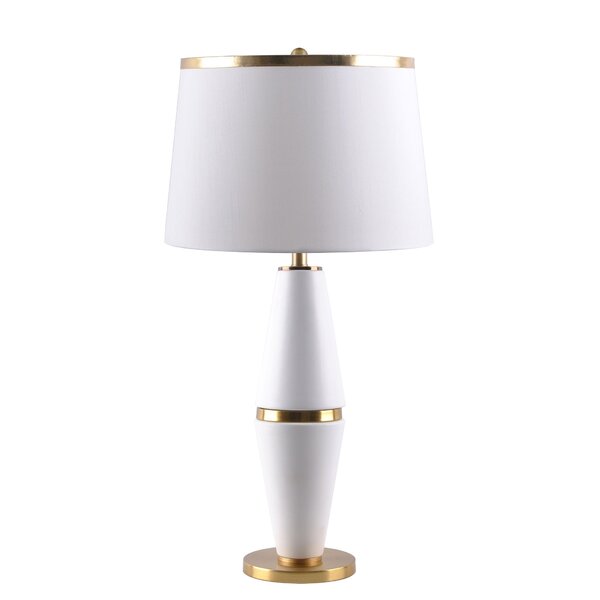 white gold table lamp