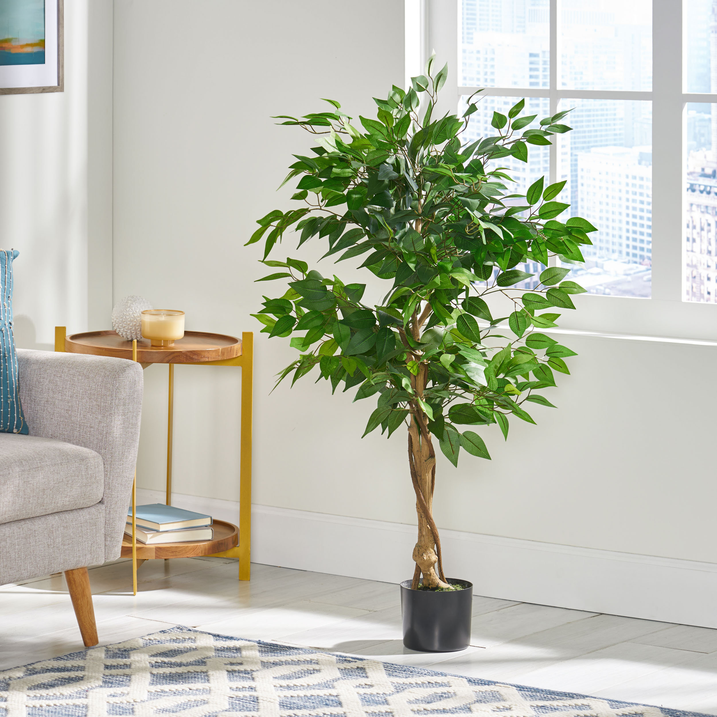 Primrue Faux Ficus Tree in Pot & Reviews - Wayfair Canada