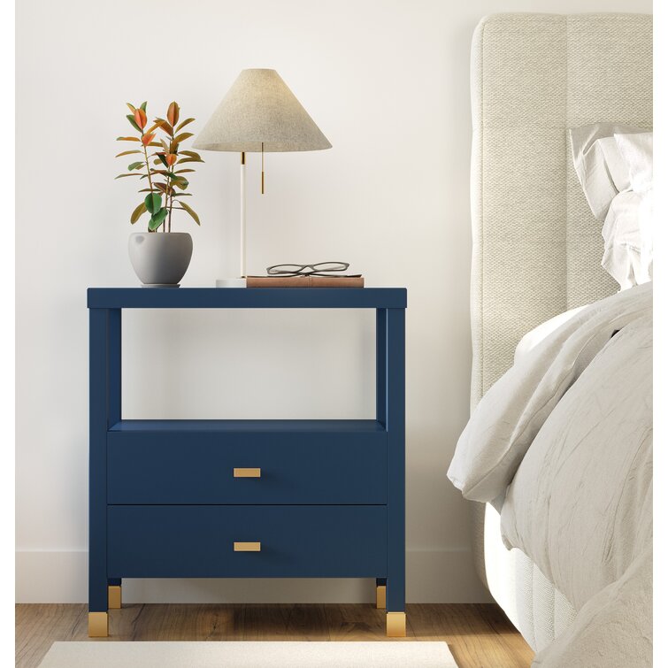 navy blue night stand