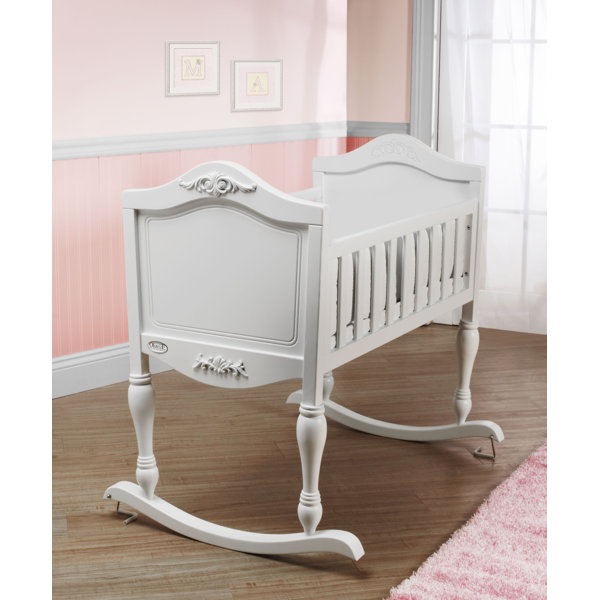 wooden bassinet cradle