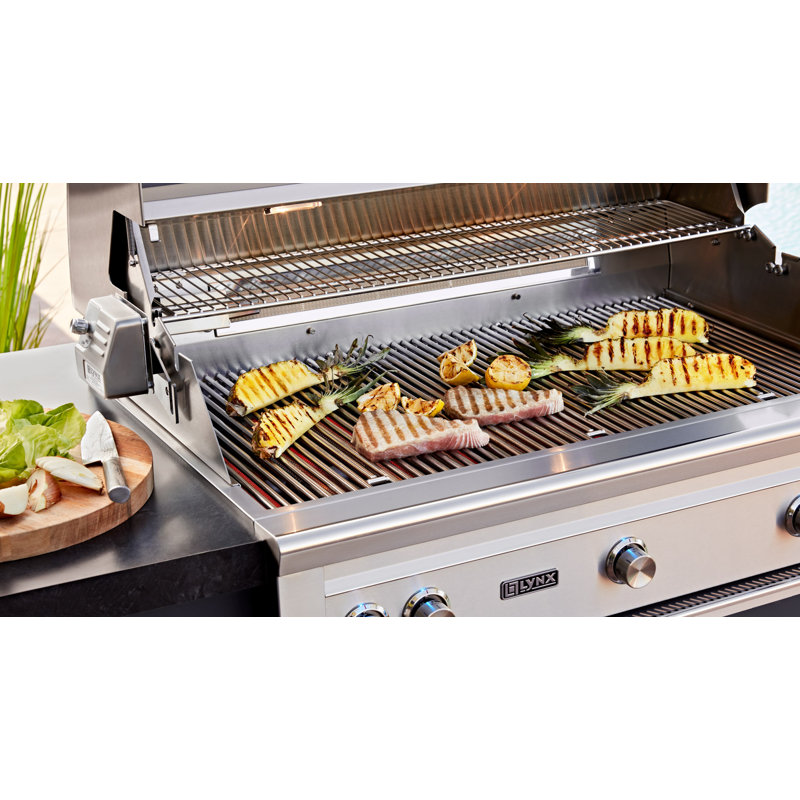 Lynx 3 Burner Built In Gas Grill With Prosear Burner And Rotisserie Wayfair
