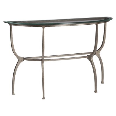 Artistica Home Metal Designs 54" Console Table  Table Base Color: Argento