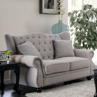 Sharron Tufted Loveseat by House of Hampton