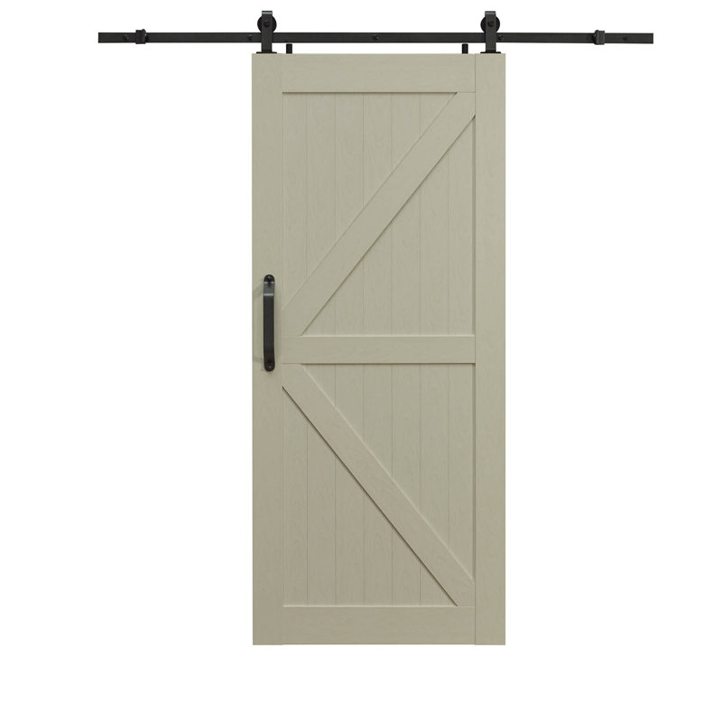 Ltl Home Products Paneled Pvc Vinyl Montana Barn Door With Installation Hardware Kit Reviews Wayfair