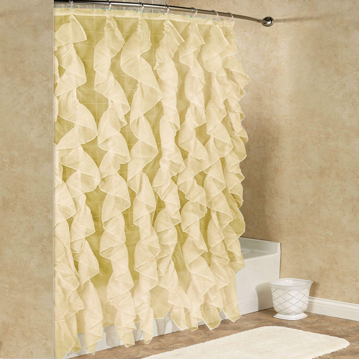 House Of Hampton Fuhrman Chic Sheer Voile Vertical Waterfall House Of Hampton Fuhrman Chic Sheer