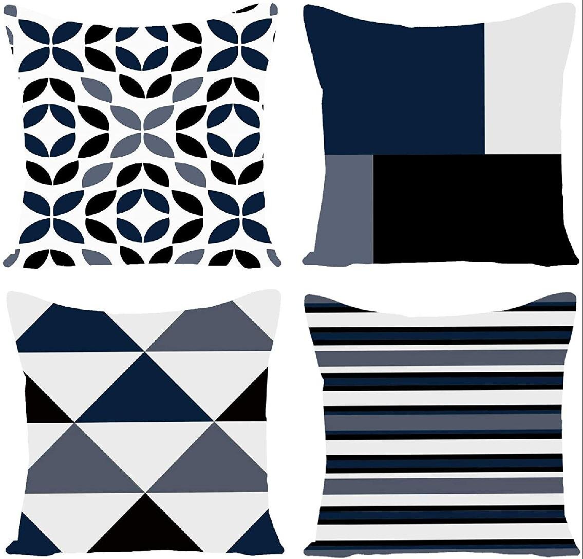 Rectangle Geometric Pillows Case Throw Pillow Cushions Cover Home Decor Novelty