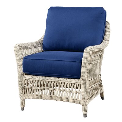 Wildon Home Arm Chair With Cushion Fabric Flagship Vellum