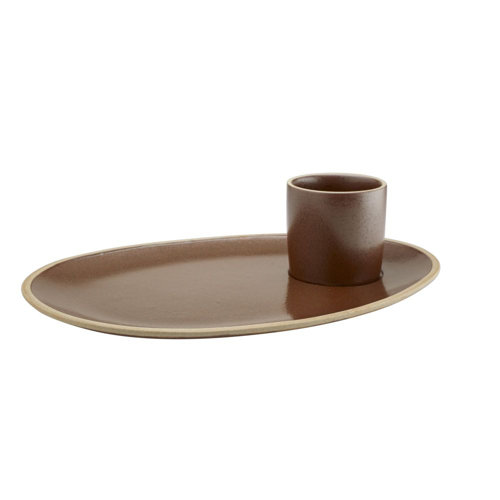 Divided Serving Dish Fairmont and Main Ltd Colour: Brown