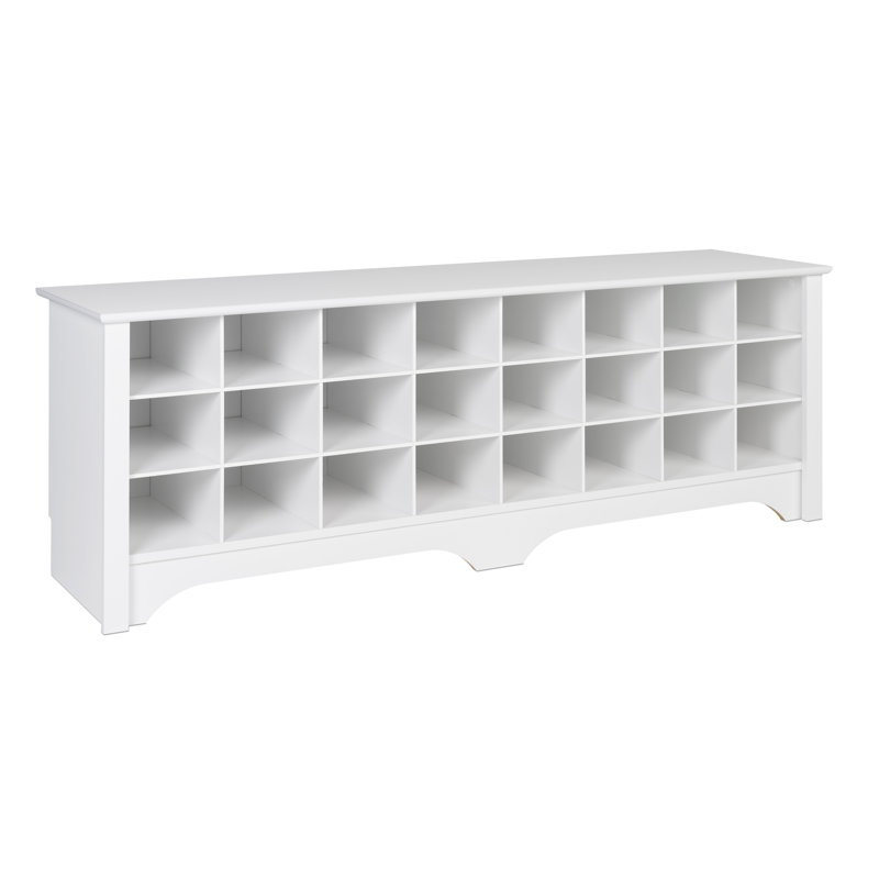 Winston Porter Ingham Shoe Cubby Storage Bench Reviews Wayfair