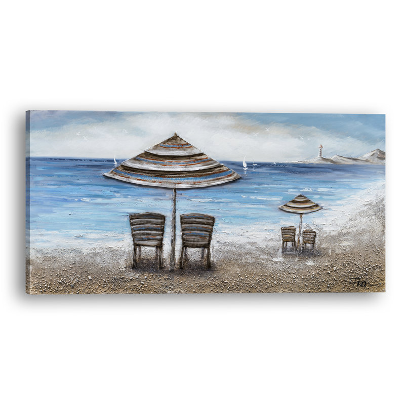 Highland Dunes The Lighthouse Oil Painting Print On Wrapped