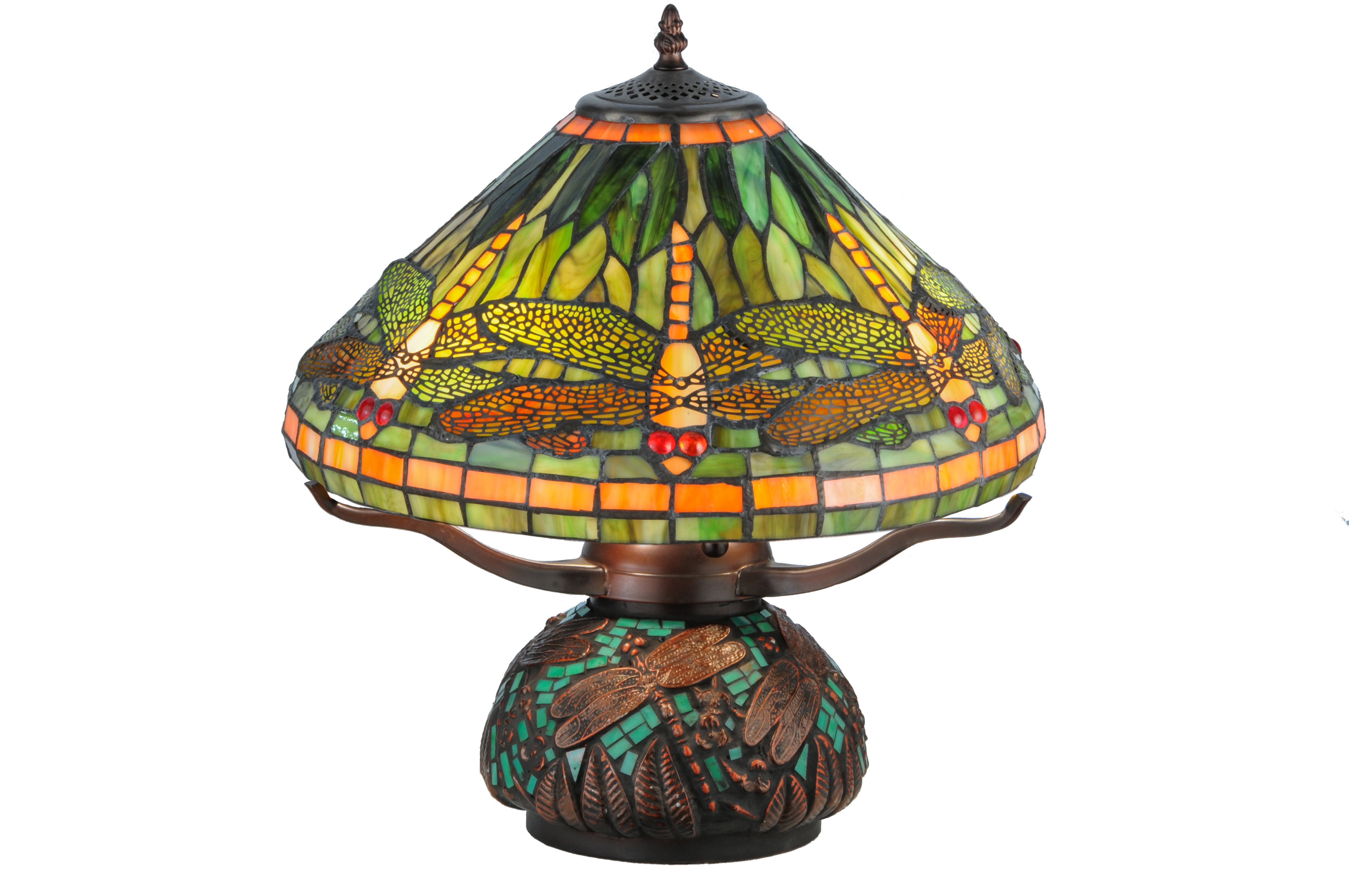 High Tiffany Dragonfly Table Lamp 