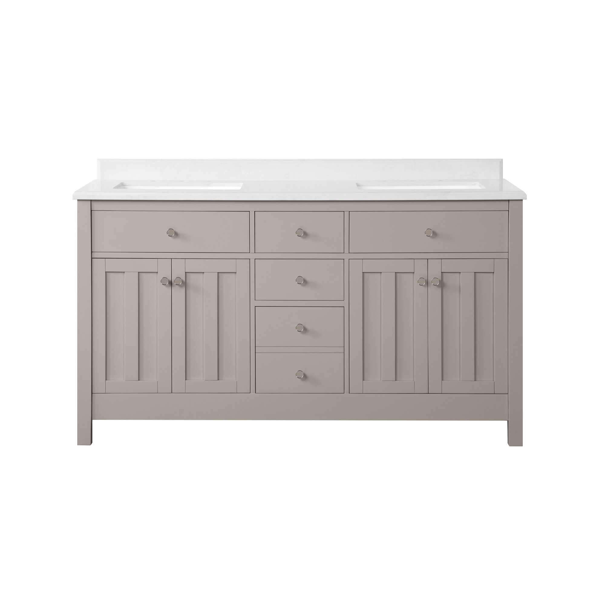 Martha Stewart Bedford Hillside 60 Double Bathroom Vanity Set Wayfair