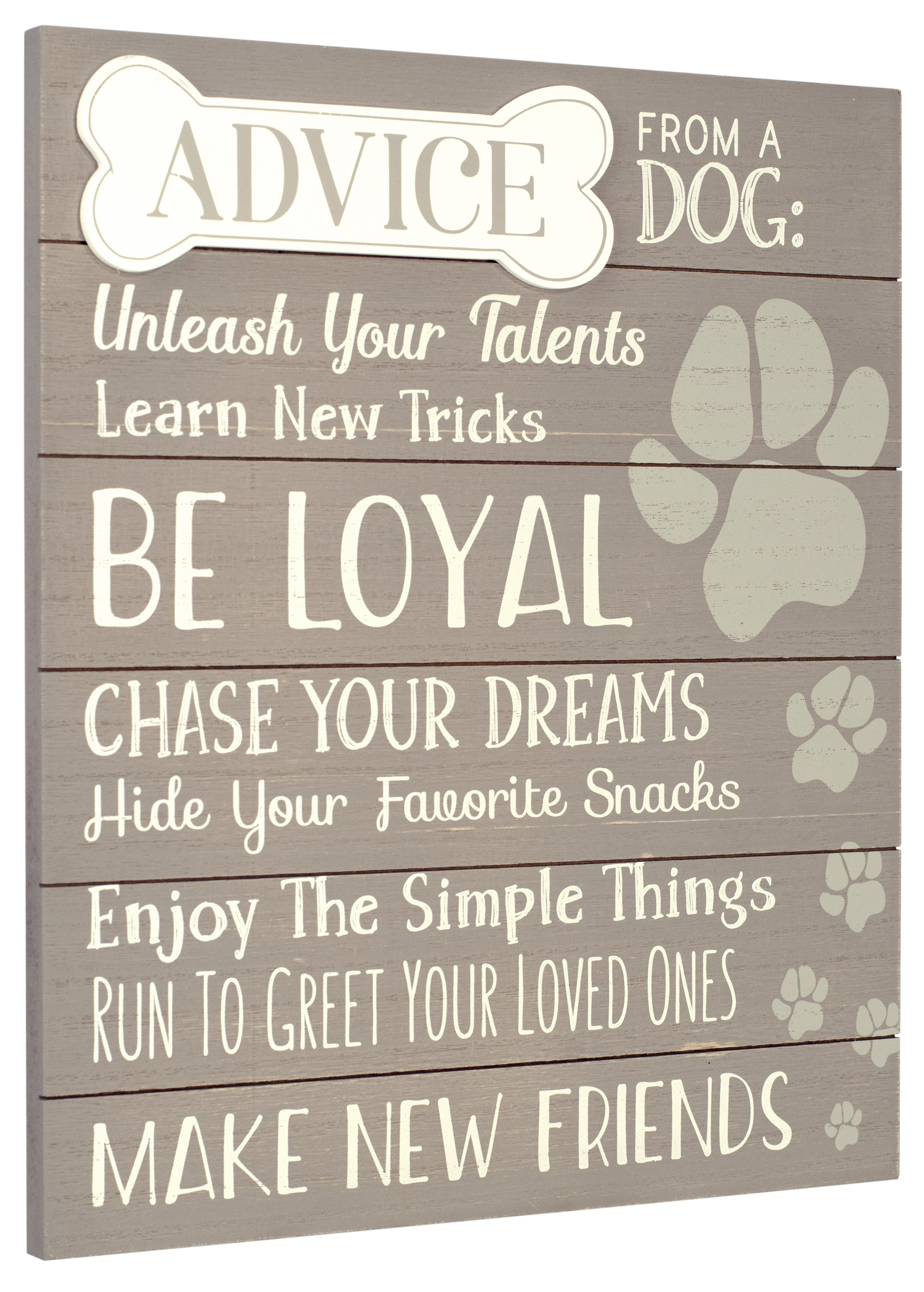 Winston Porter Advice From A Dog Wall Décor Wayfair