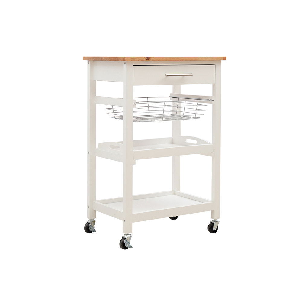 Lily Manor Greber Kitchen Trolley With Solid Wood Top Wayfair Co Uk Lily Manor Greber Kitchen Trolley With