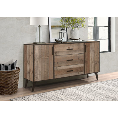 Van Horne 59.1" Wide 3 Drawer Sideboard