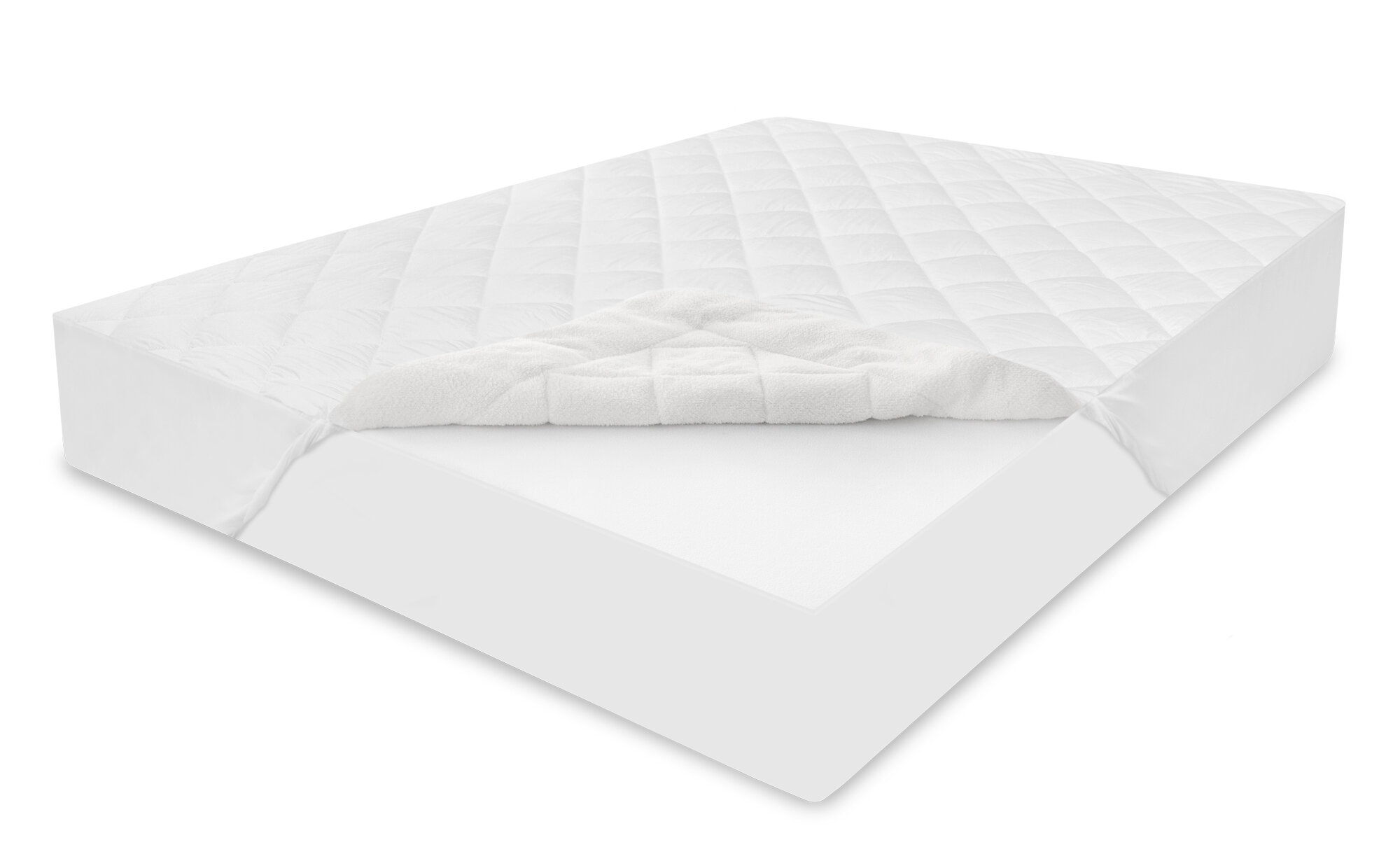 sensorpedic all seasons reversible mattress pad